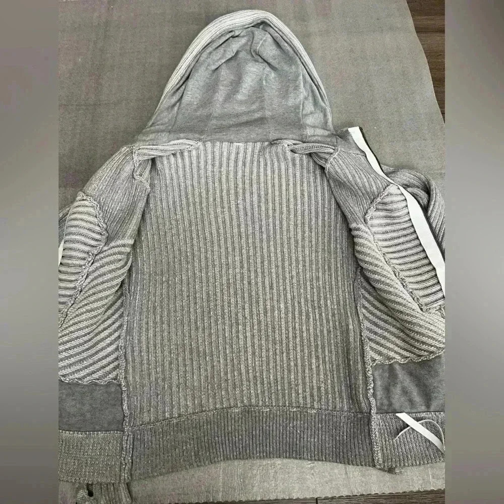 [4/6] Lululemon Embrace Hoodie Knit Heathered  Medium Grey / White - Picture 3 of 12